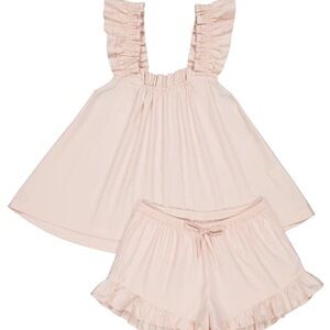 Piyama Sleep Set- cotton- nude blush - small